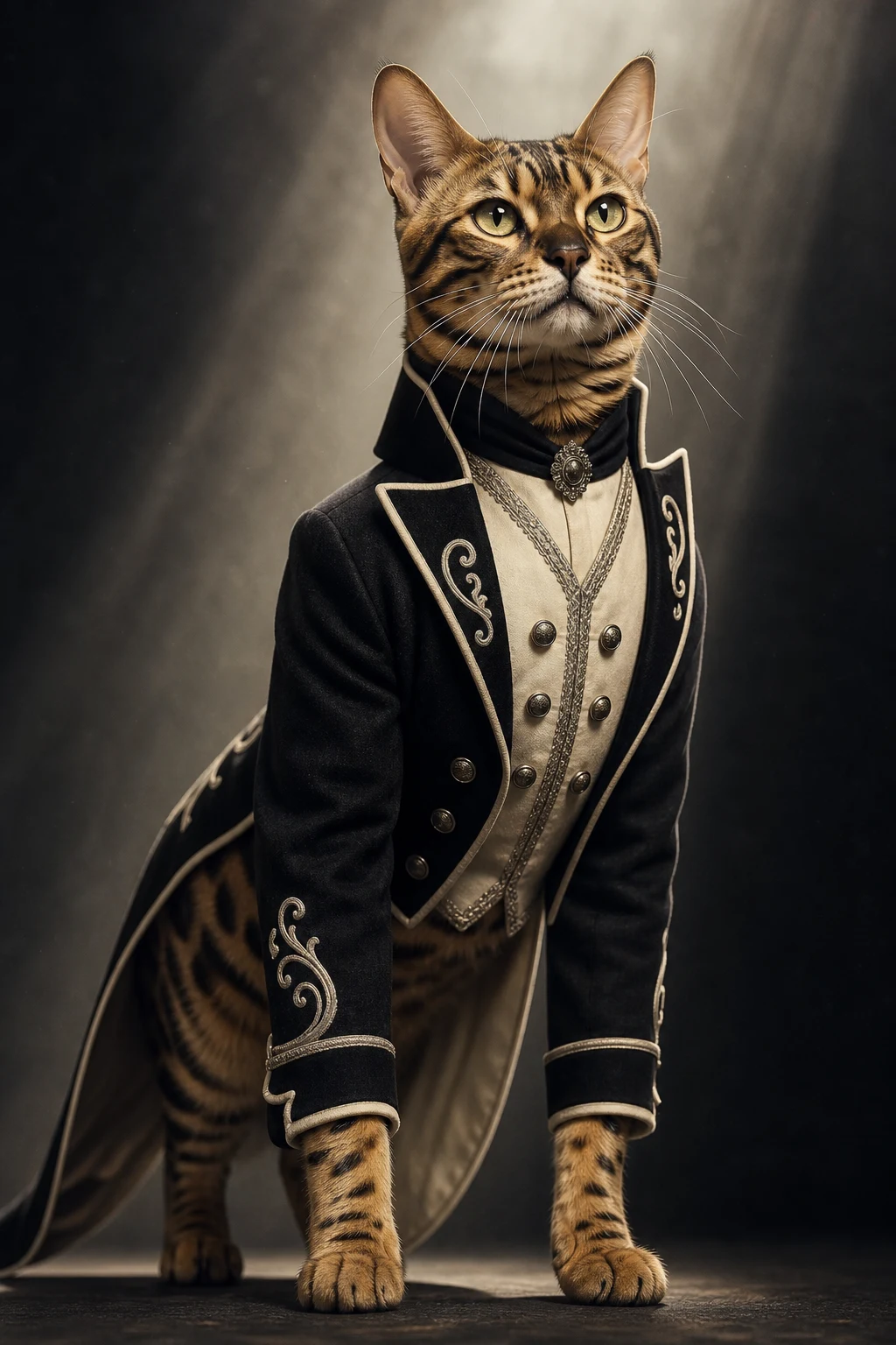 Sable the Bengal — Fine Art Photoreal pet portrait