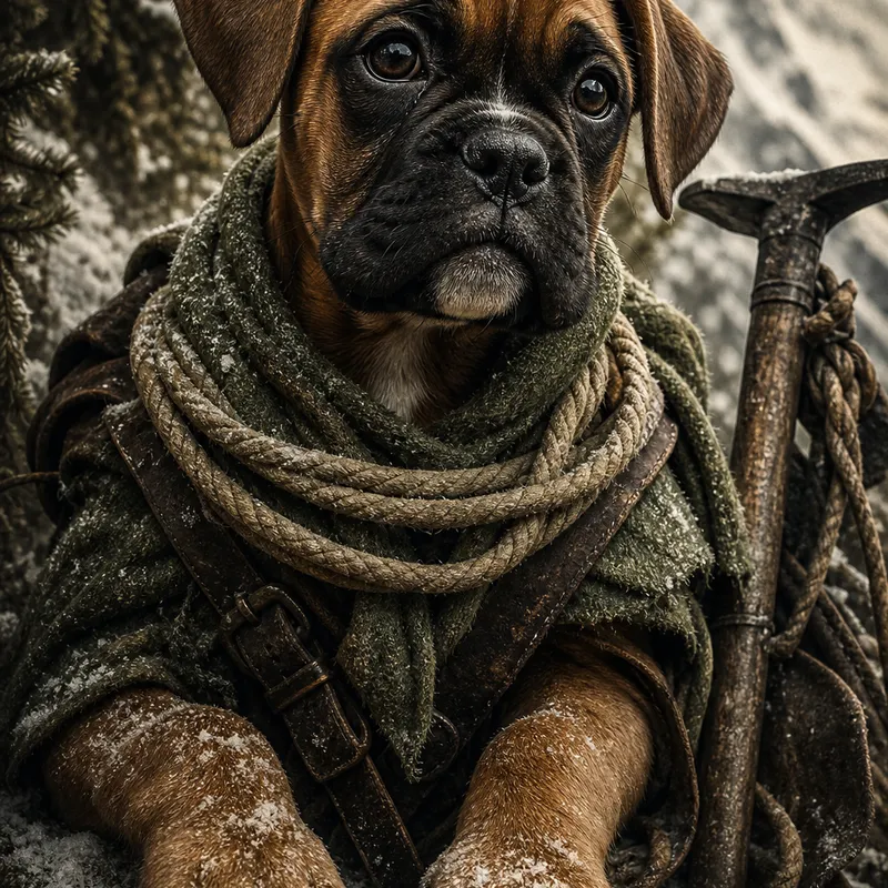 Boxer portrait — cinematic character realism