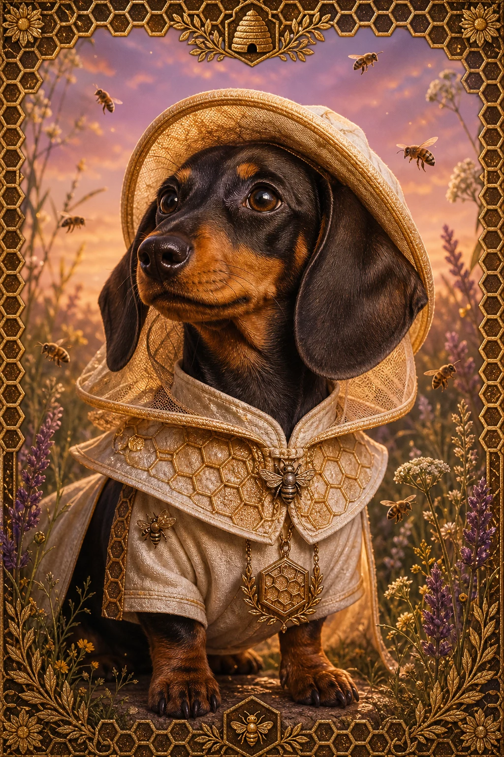 Otto the Dachshund — Cinematic Character Realism pet portrait