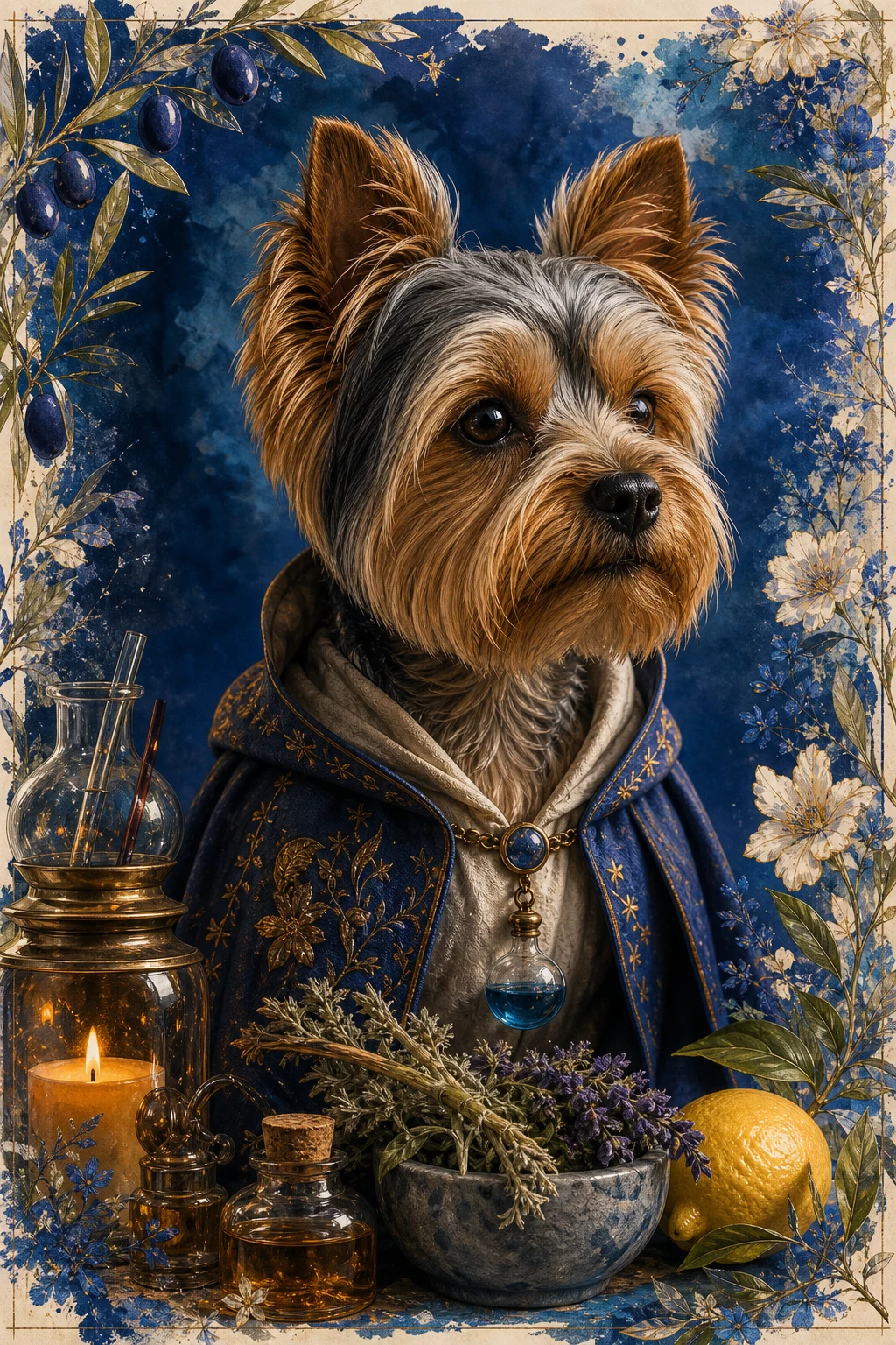 Bramble the Yorkshire Terrier — Cinematic Character Realism pet portrait