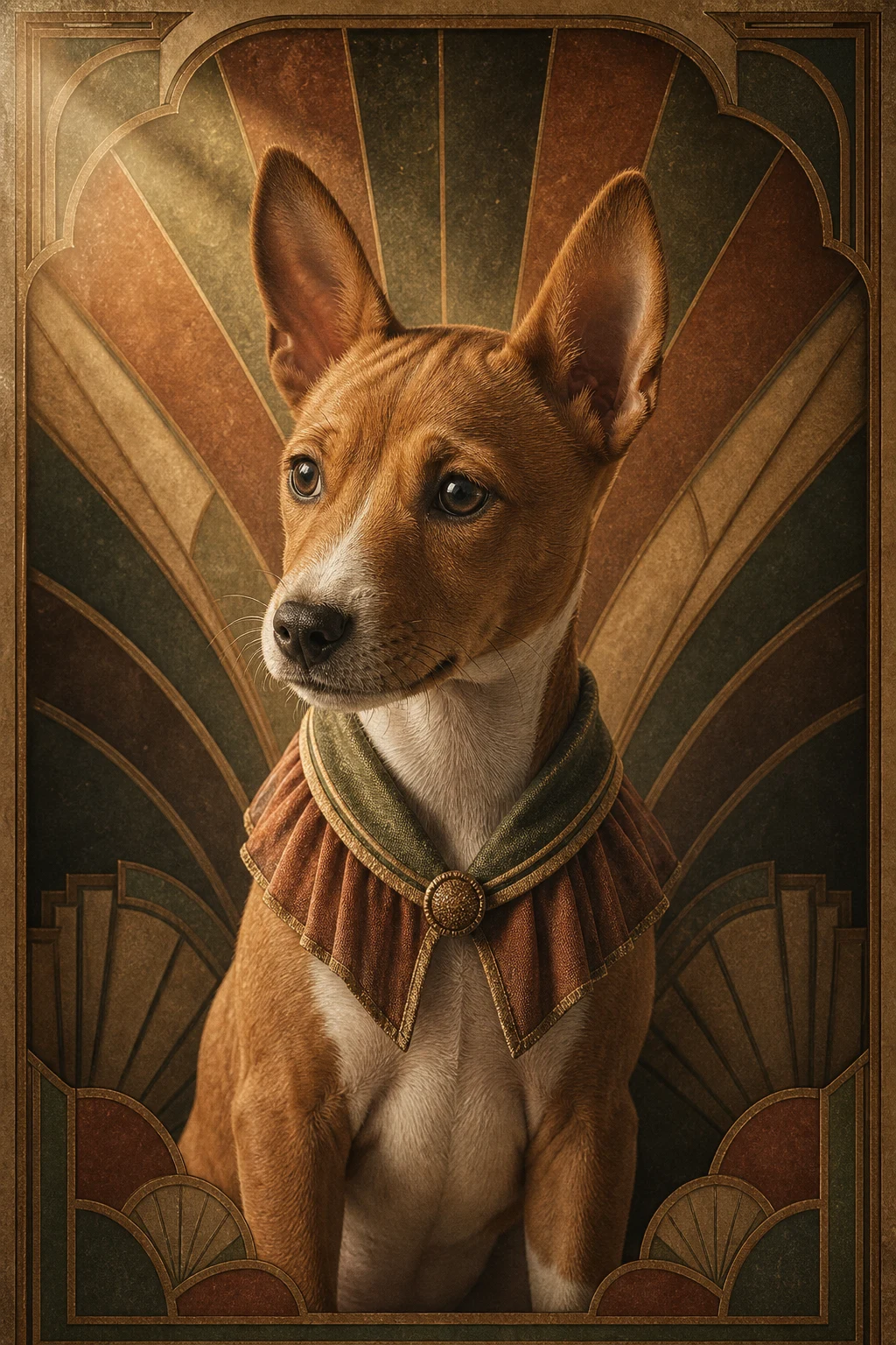 Kito the Basenji — Cinematic Character Realism pet portrait
