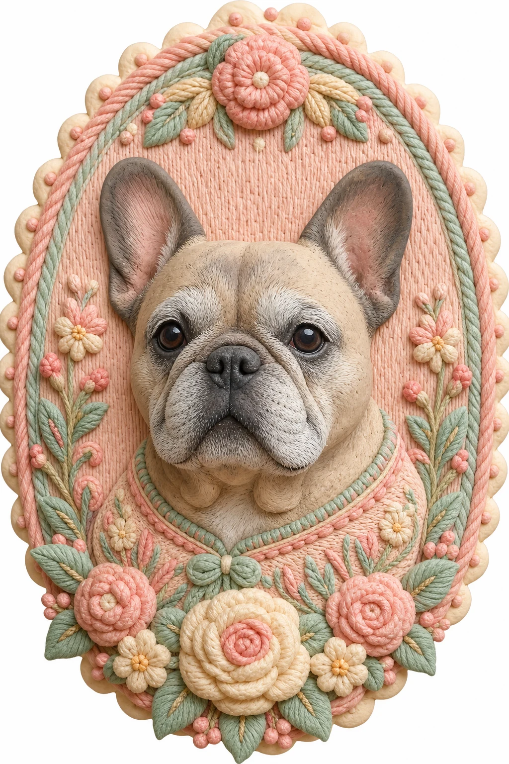 Gaston the French Bulldog — Claymation Toy pet portrait