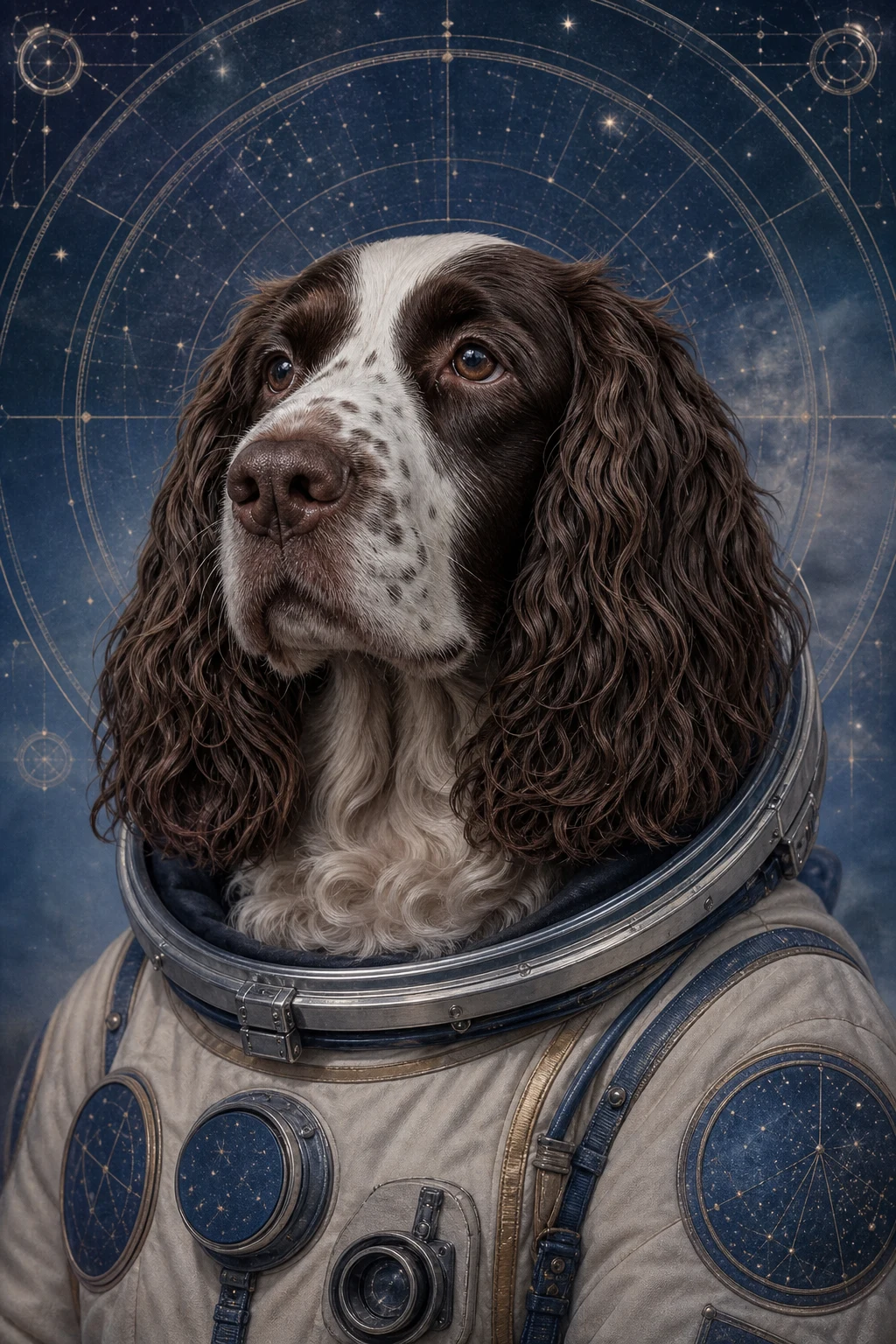 Rufus the Springer Spaniel — Fine Art Photoreal pet portrait