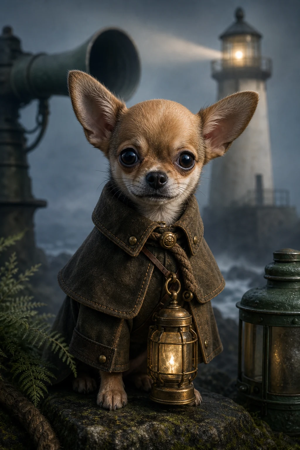 Pico the Chihuahua — Fine Art Photoreal pet portrait