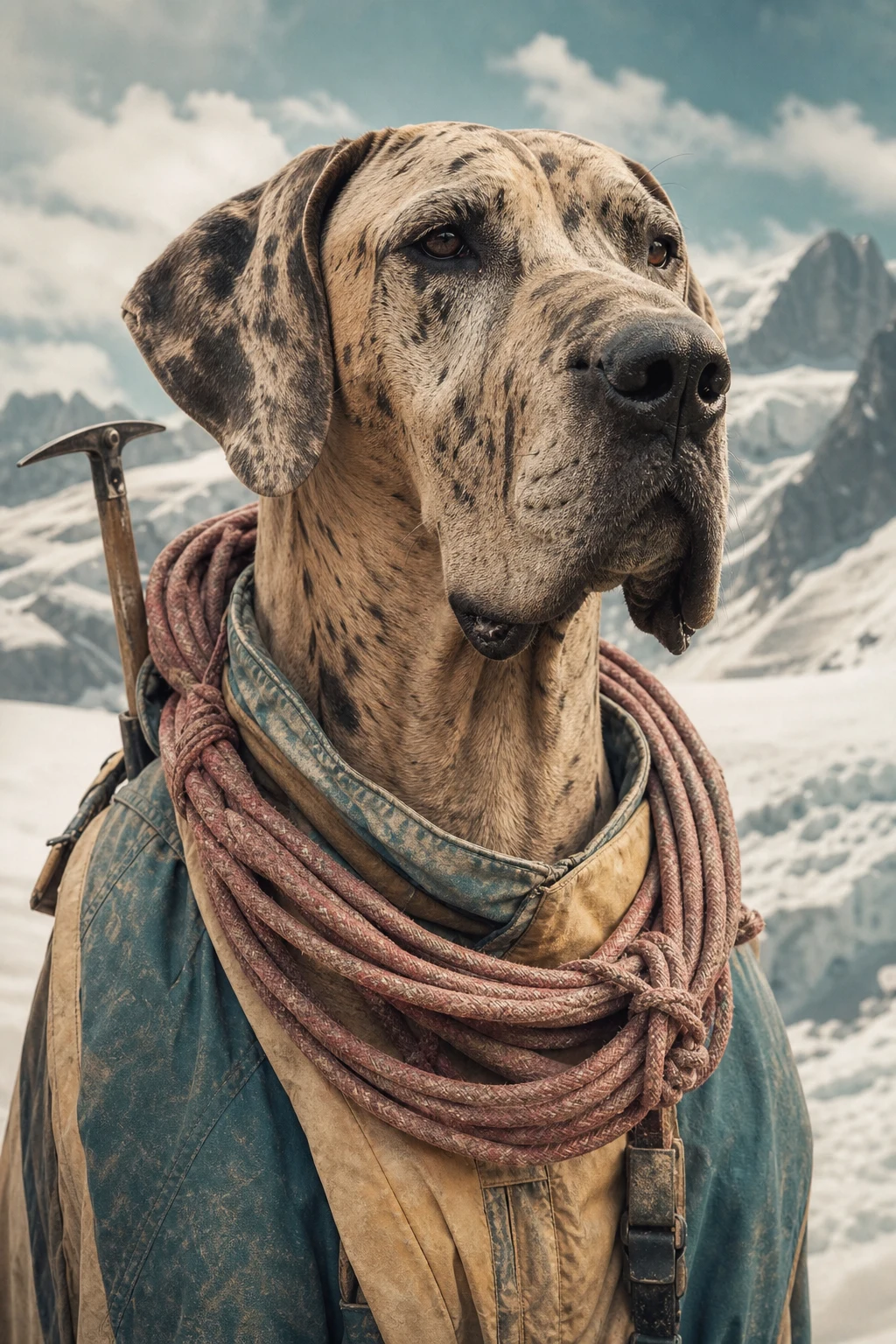 Atlas the great dane — Natural Light Canvas pet portrait