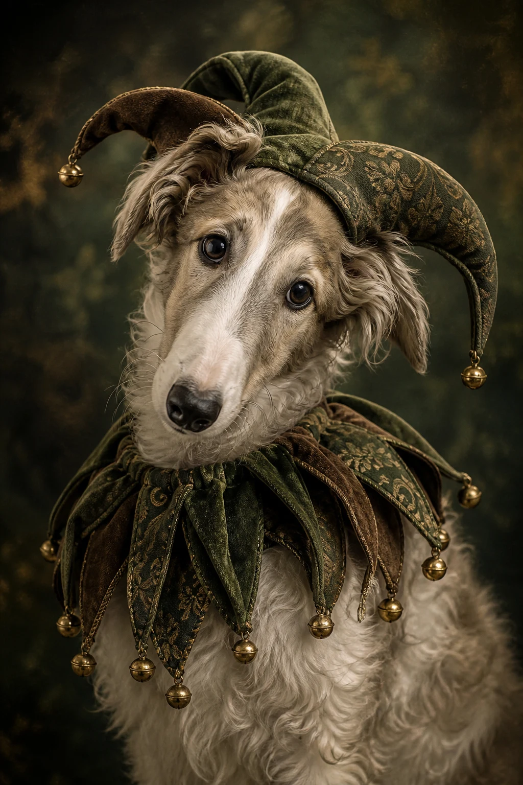 Pasha the Borzoi — Natural Light Canvas pet portrait