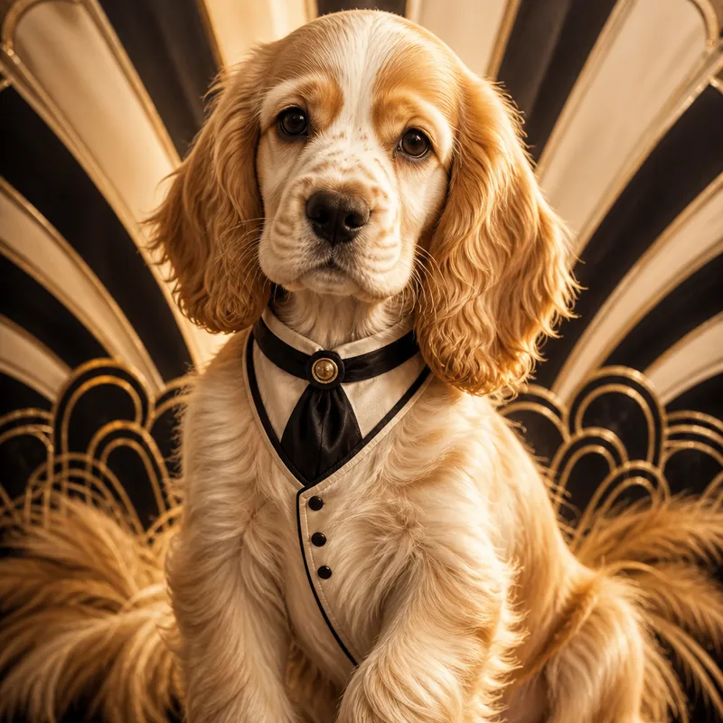 Cocker Spaniel portrait — natural light canvas