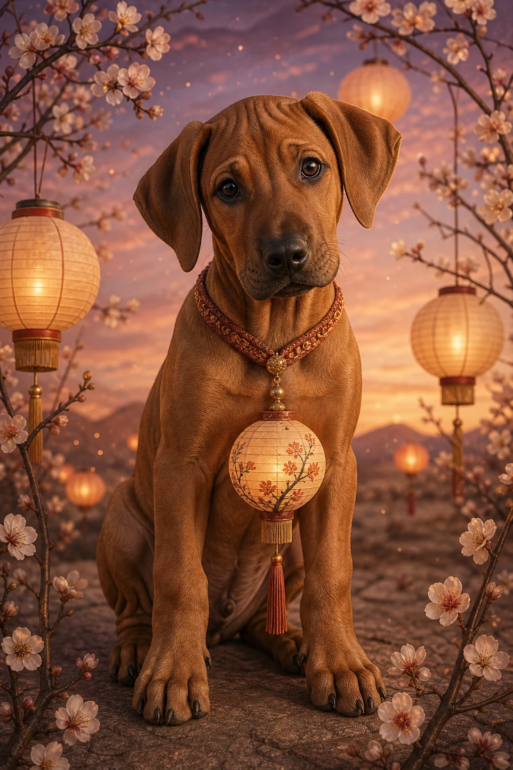 Tala the Rhodesian Ridgeback — Natural Light Canvas pet portrait