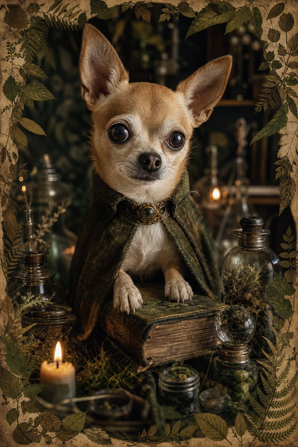 Pippa the Chihuahua — Natural Light Canvas pet portrait