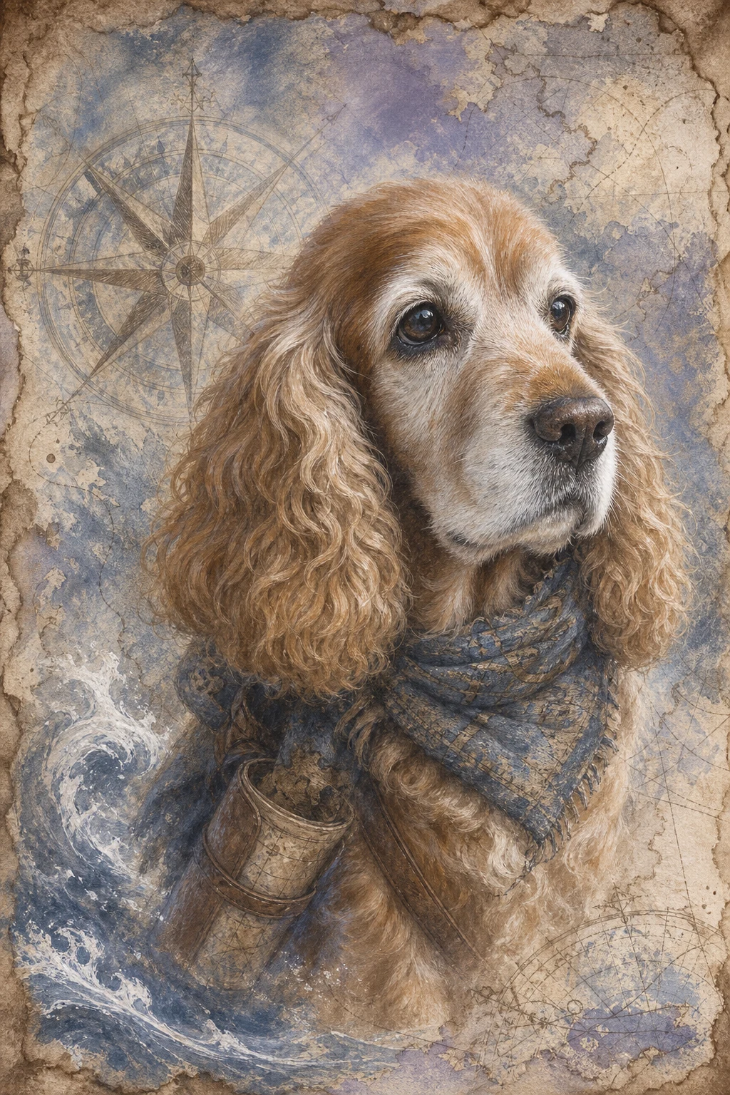 Mabel the Cocker Spaniel — Soft Pastel pet portrait