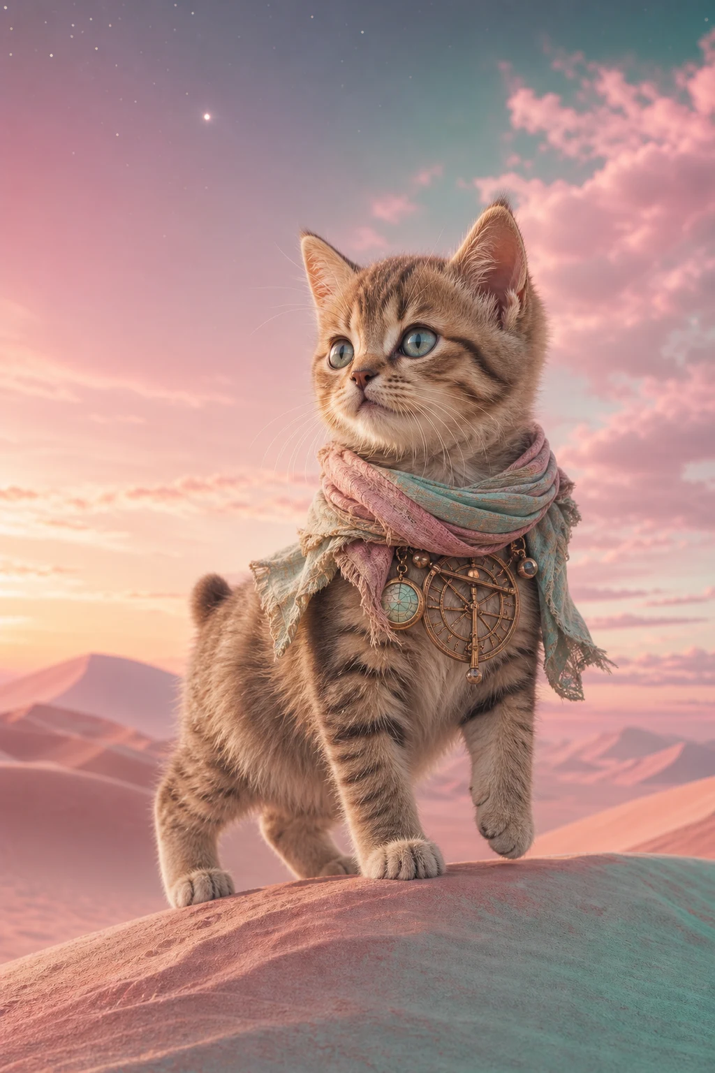 Pip the Manx — Cinematic Character Realism pet portrait