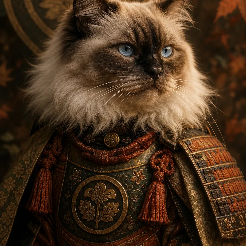 Ragdoll portrait — cinematic character realism