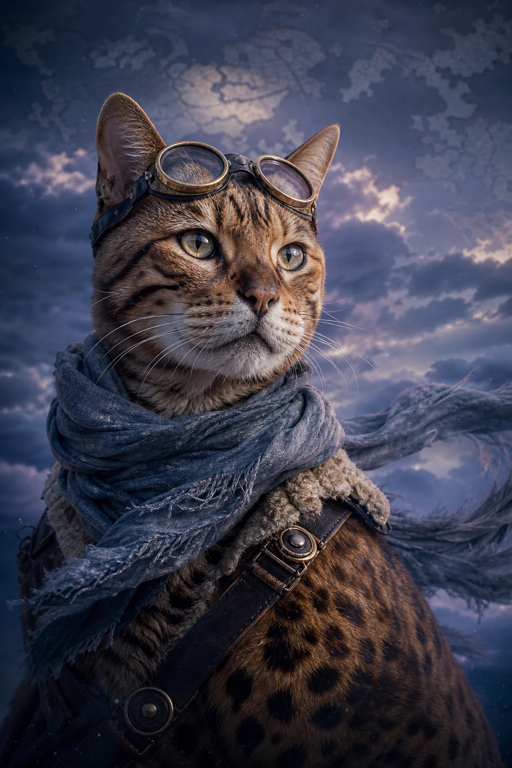 Rafi the Bengal — Cinematic Character Realism pet portrait