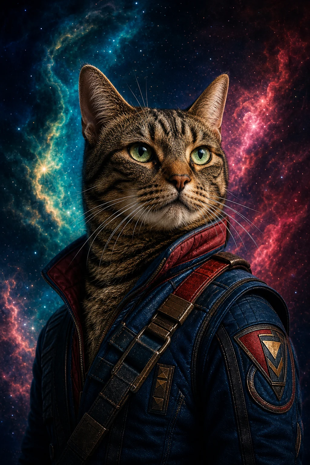 Juno the Tabby — Cinematic Character Realism pet portrait