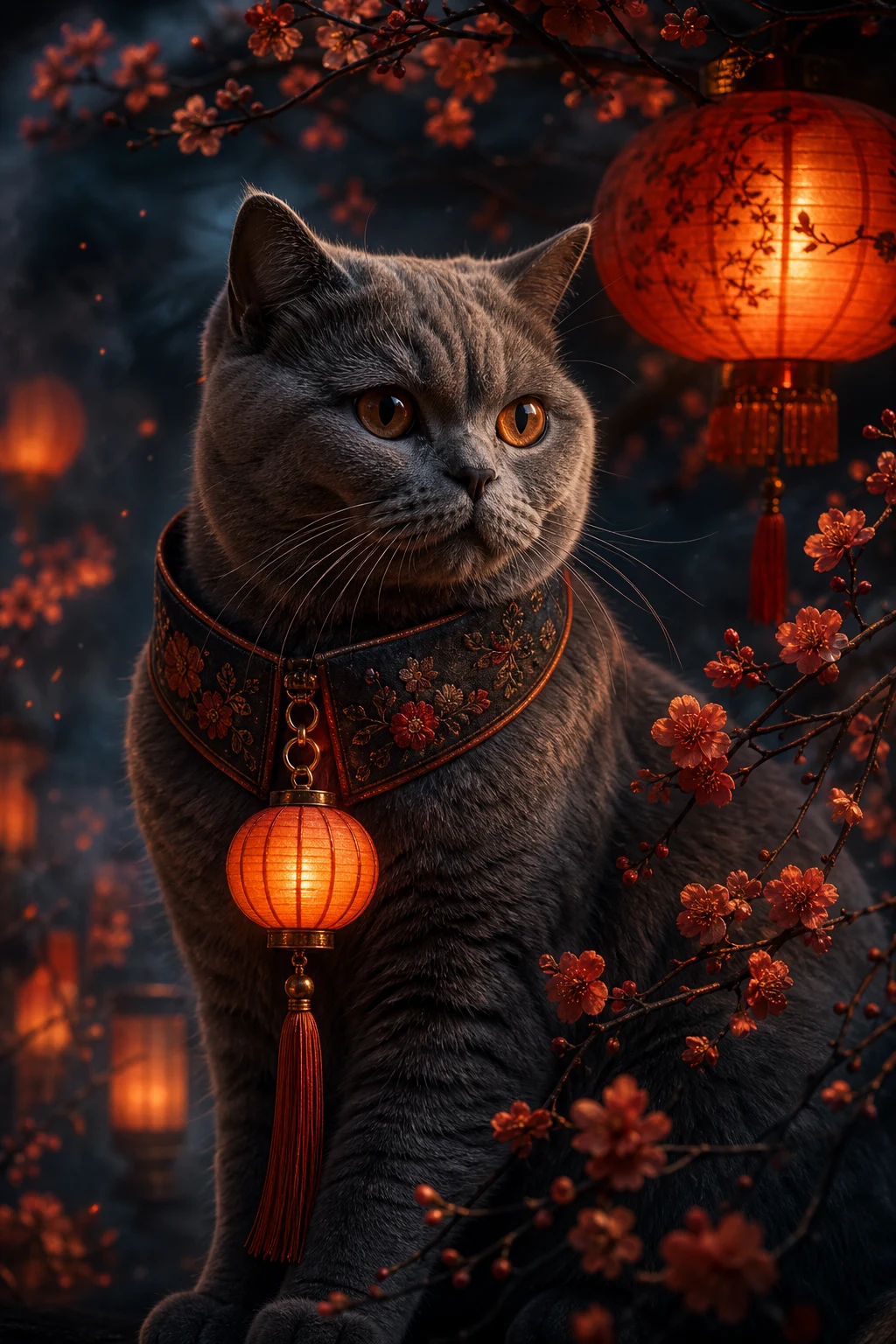 Mabel the British Shorthair — Cinematic Character Realism pet portrait