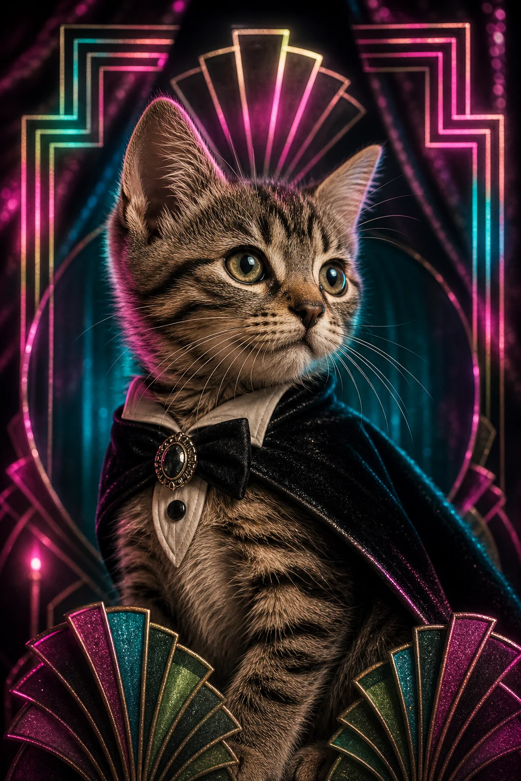 Lumi the Tabby — Fine Art Photoreal pet portrait