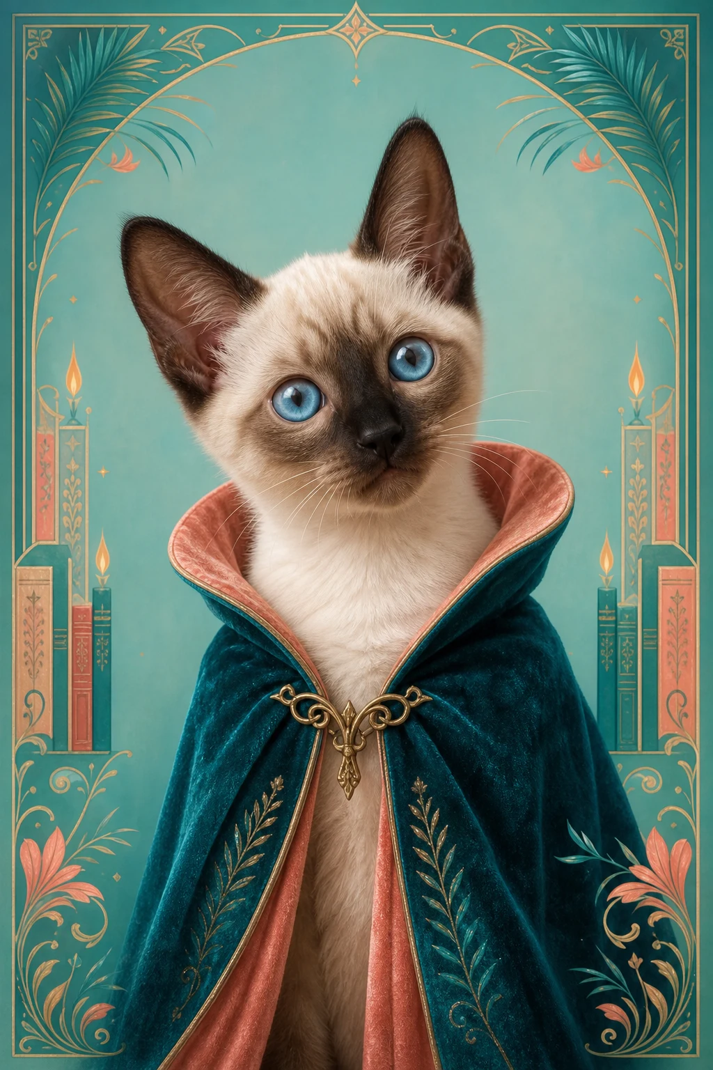 Suki the Siamese — Natural Light Canvas pet portrait