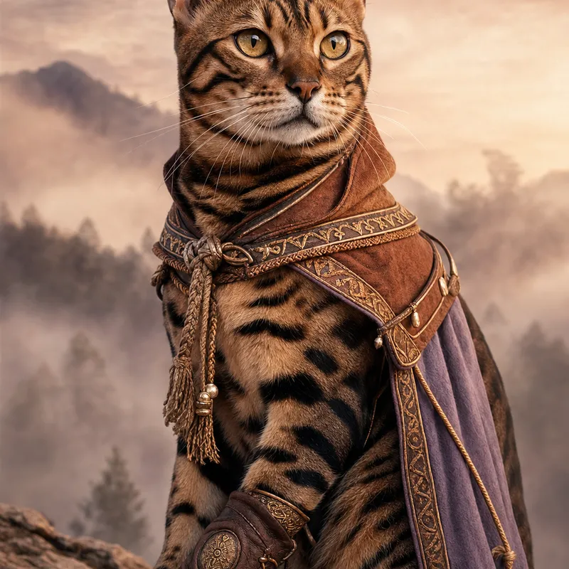 Bengal portrait — natural light canvas