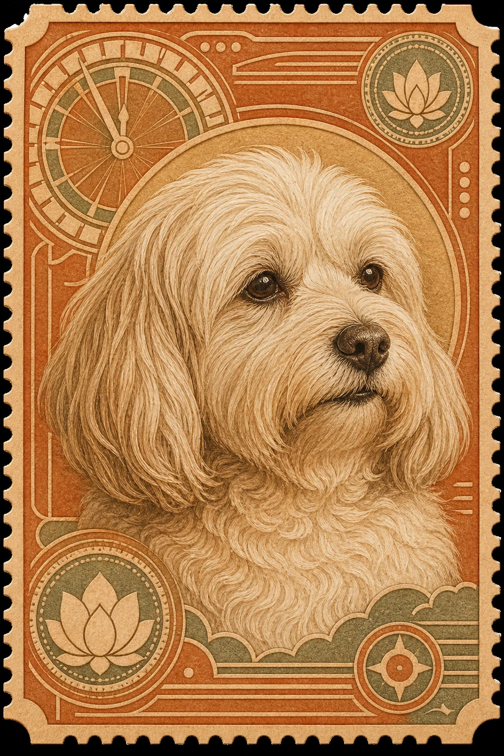 Otis the Havanese — Buddha S Paw Cat pet portrait
