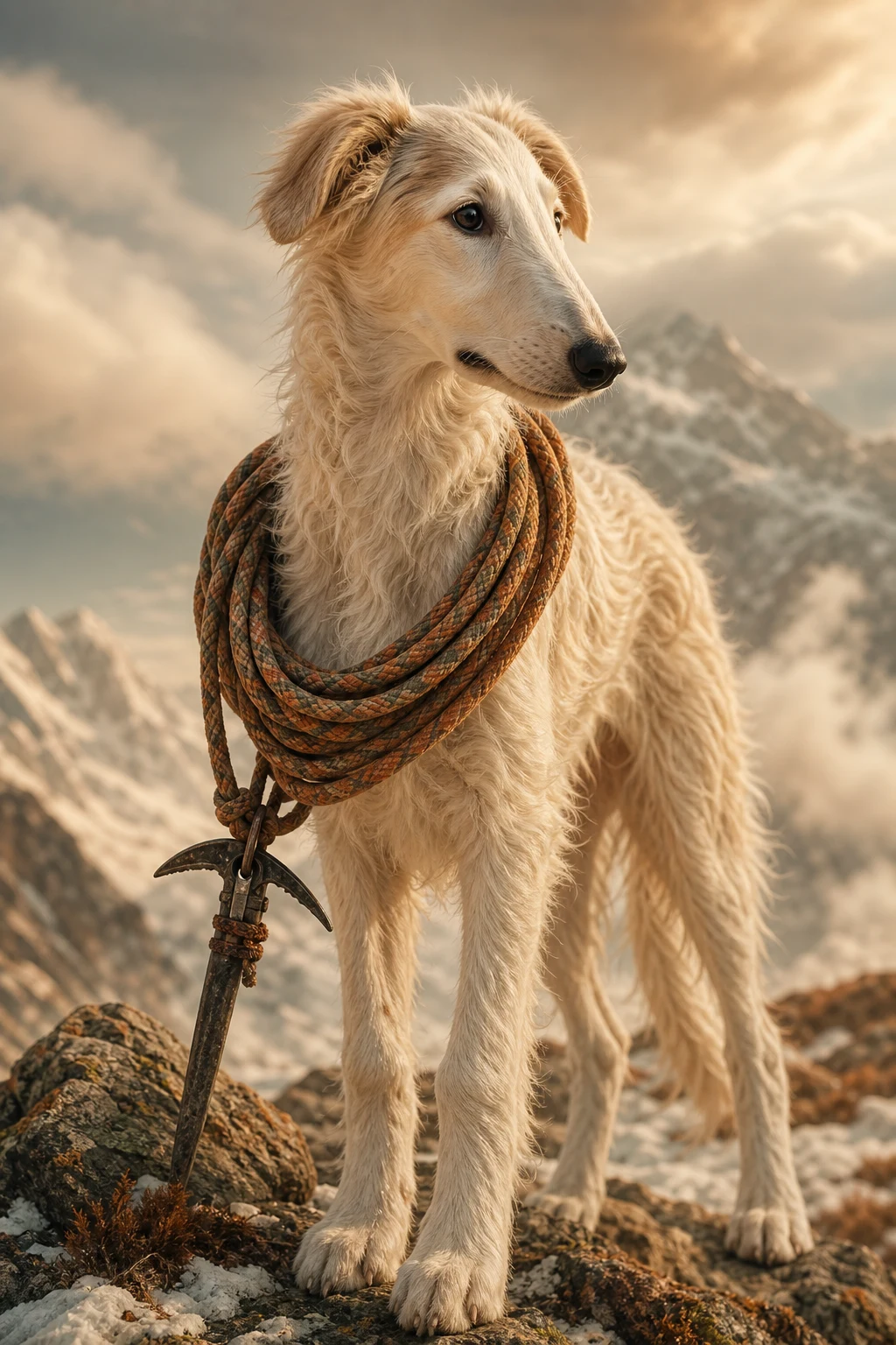 Misha the Borzoi — Cinematic Character Realism pet portrait