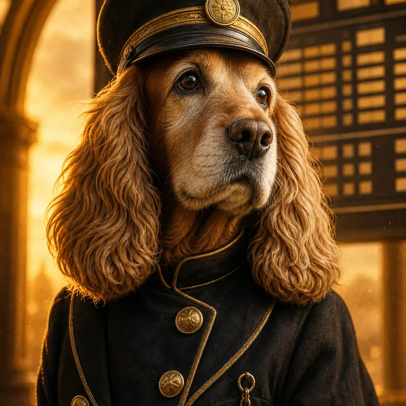 Cocker Spaniel portrait — cinematic character realism
