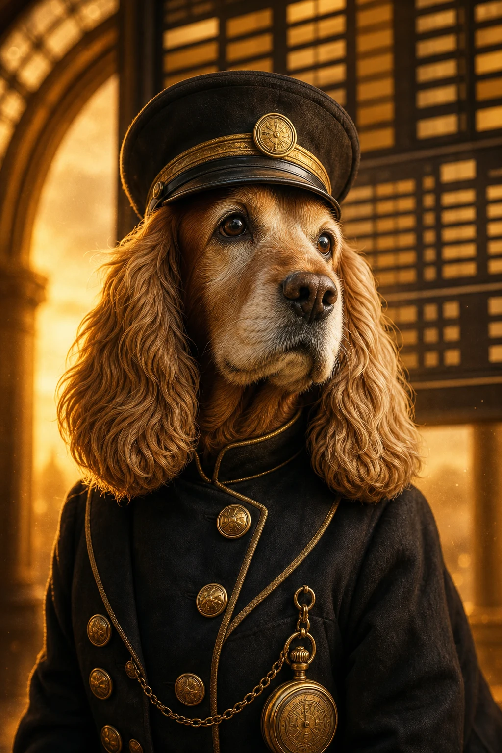 Walter the Cocker Spaniel — Cinematic Character Realism pet portrait