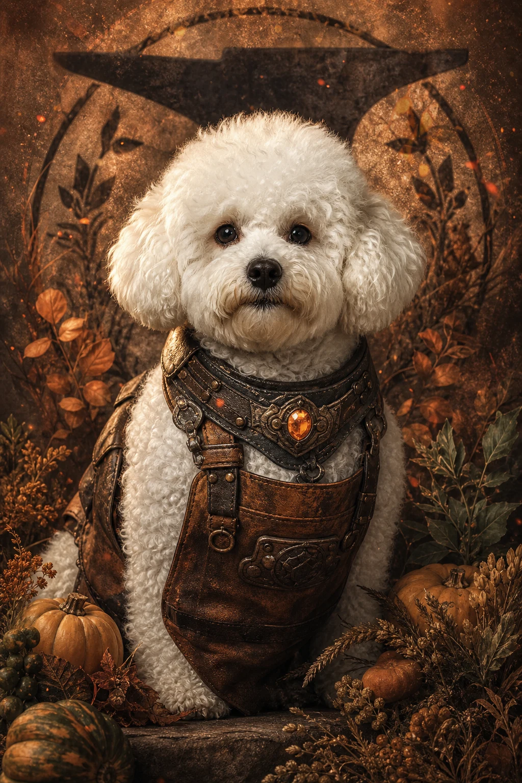 Pip the Bichon Frise — Cinematic Character Realism pet portrait
