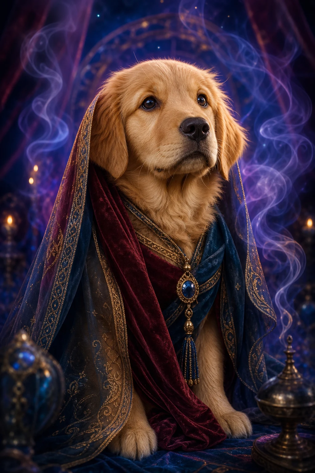 Marlow the Golden Retriever — Cinematic Character Realism pet portrait