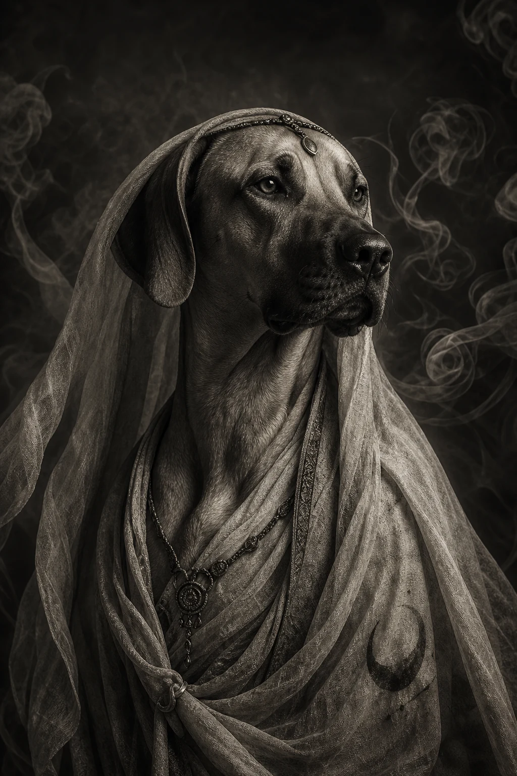 Kibo the Rhodesian Ridgeback — Cinematic Character Realism pet portrait