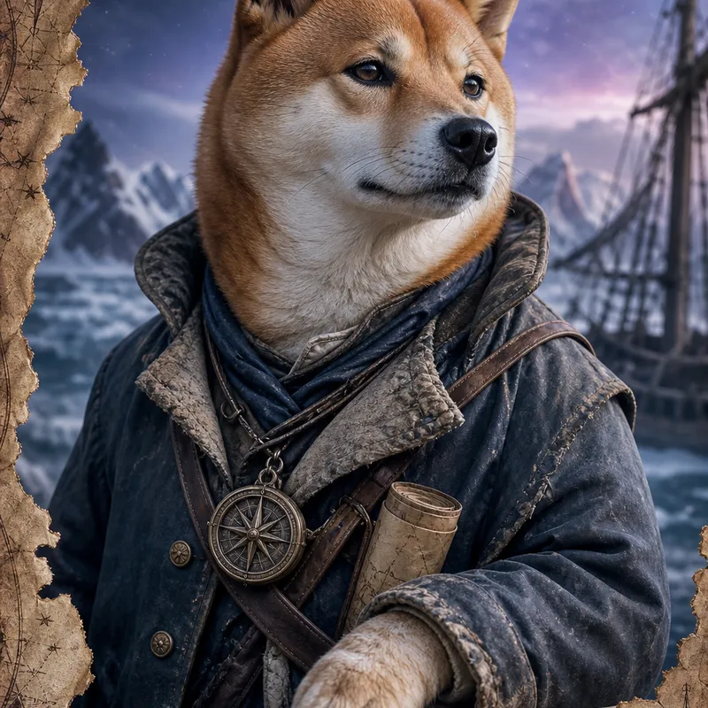 Shiba Inu portrait — cinematic character realism