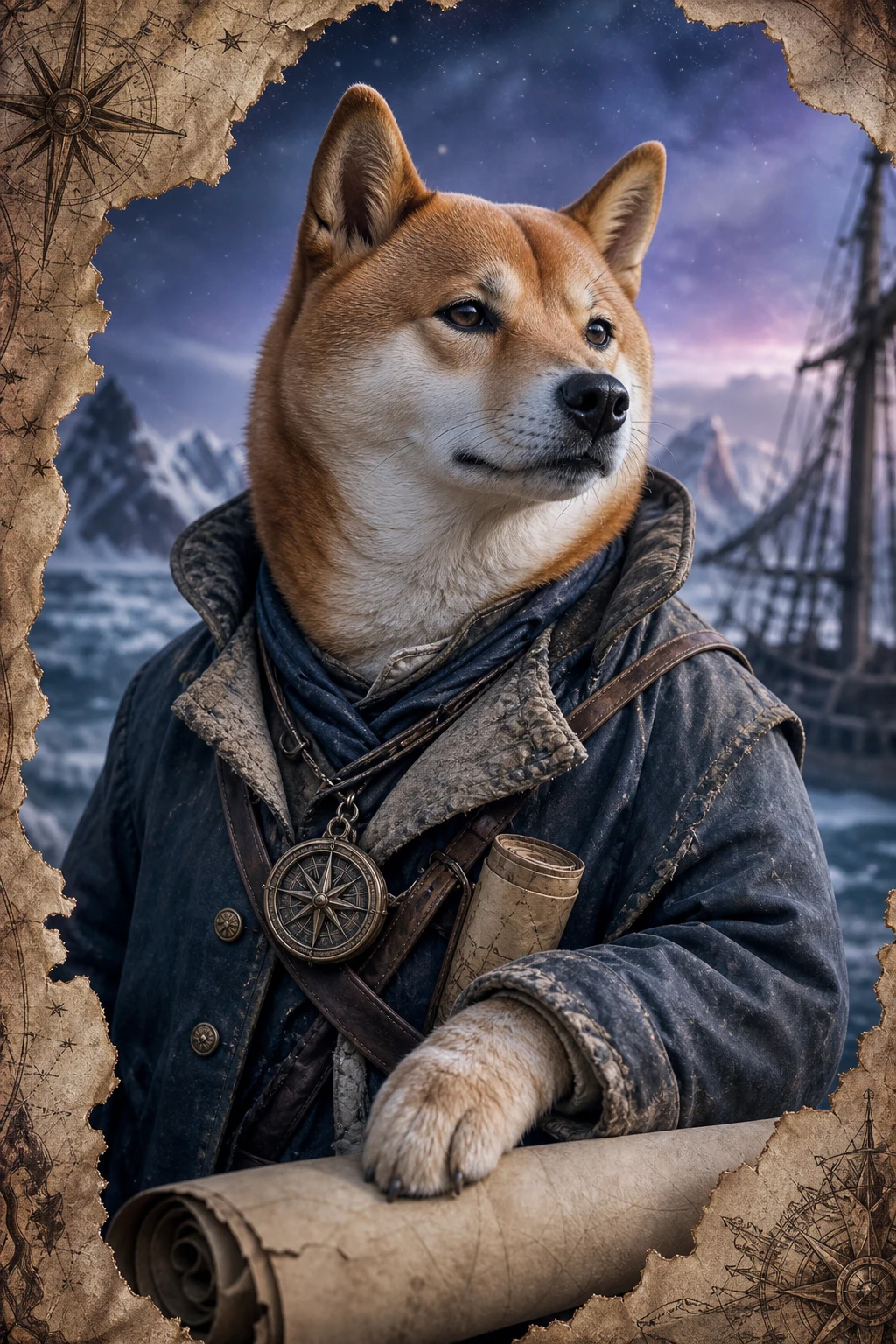 Kiko the Shiba Inu — Cinematic Character Realism pet portrait