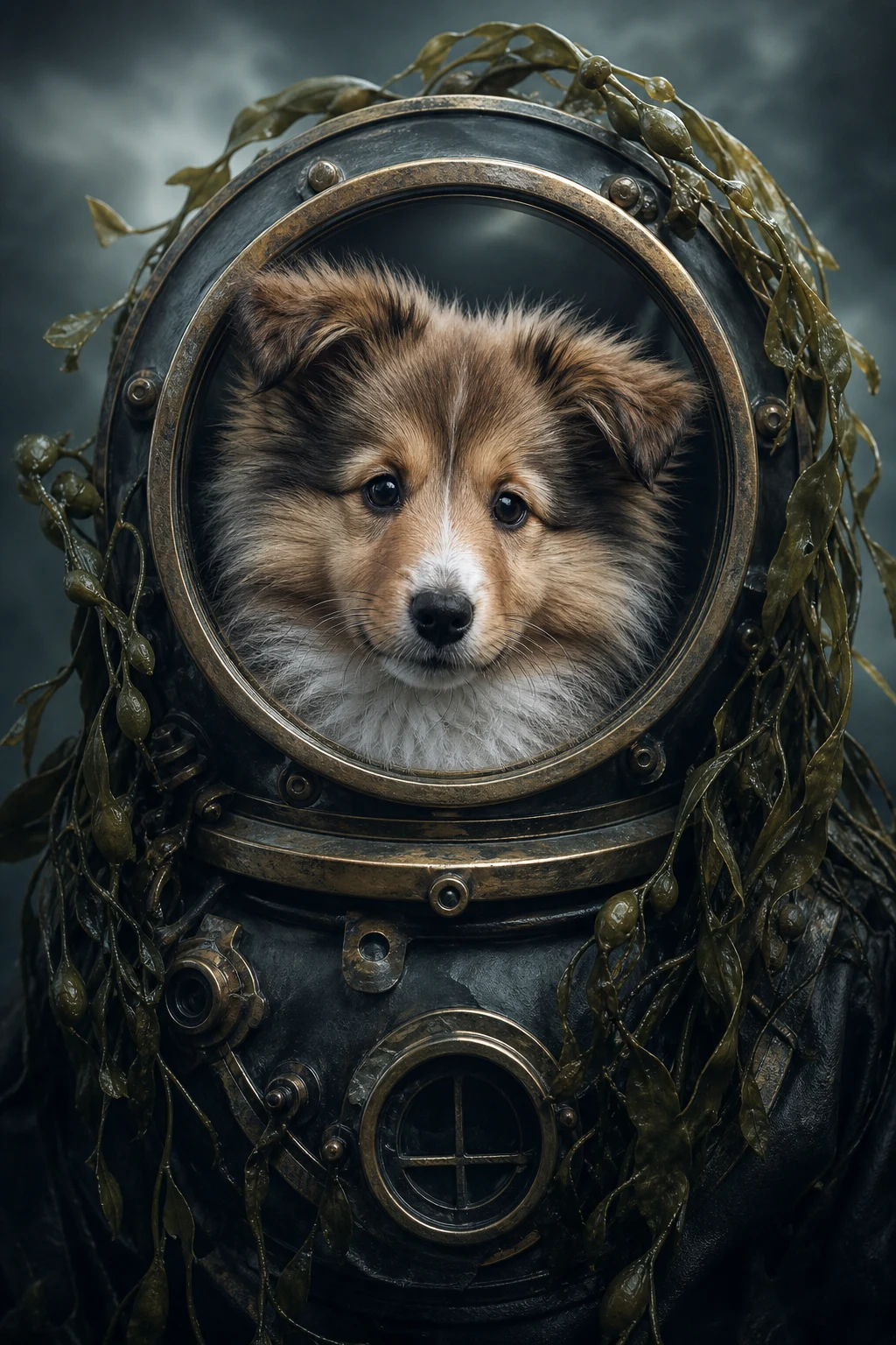 Pip the Sheltie — Cinematic Character Realism pet portrait