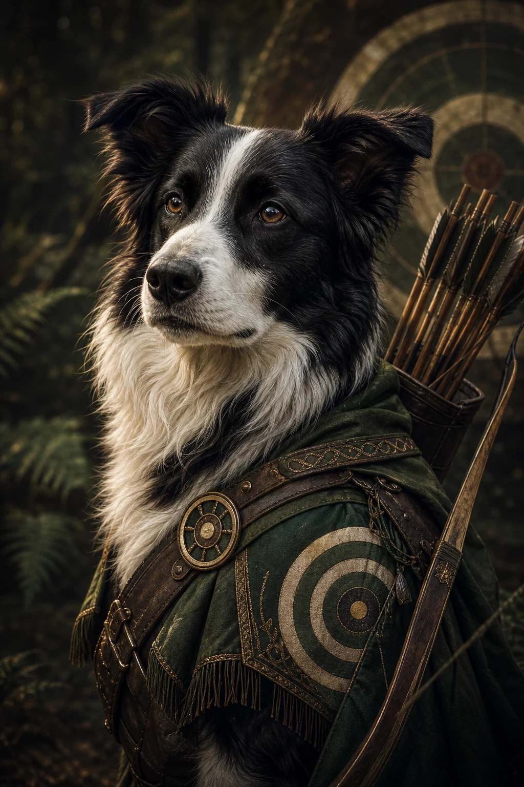 Skye the Border Collie — Cinematic Character Realism pet portrait