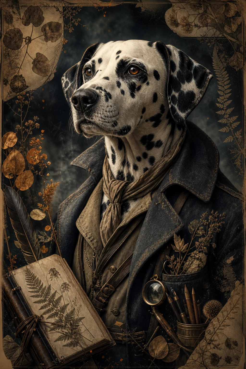 Poppy the Dalmatian — Cinematic Character Realism pet portrait
