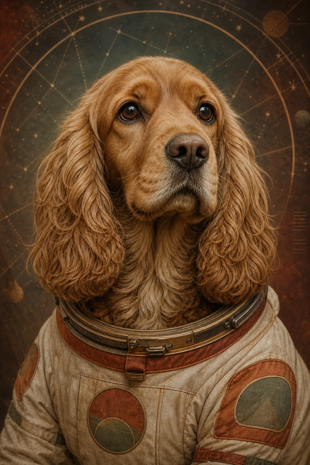 Orbit the Cocker Spaniel — Fine Art Photoreal pet portrait