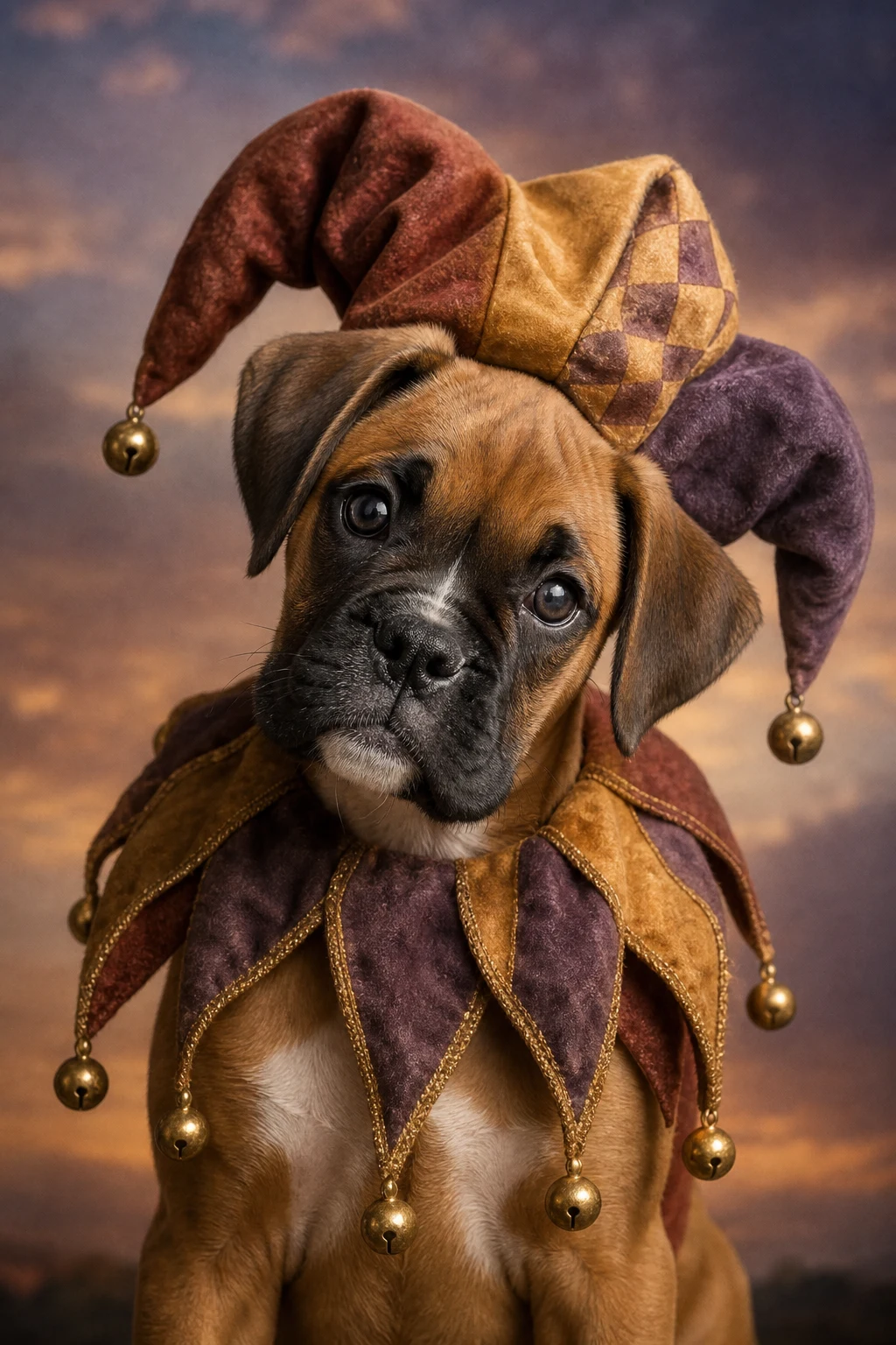 Bruno the Boxer — Fine Art Photoreal pet portrait