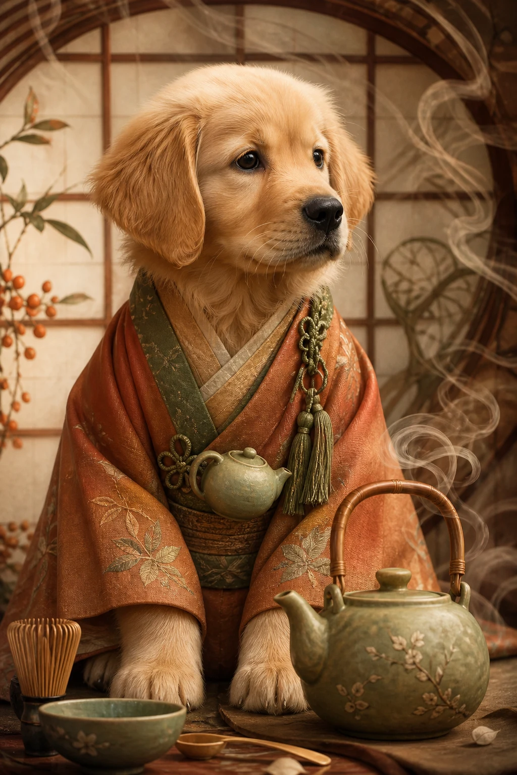 Mabel the Golden Retriever — Fine Art Photoreal pet portrait