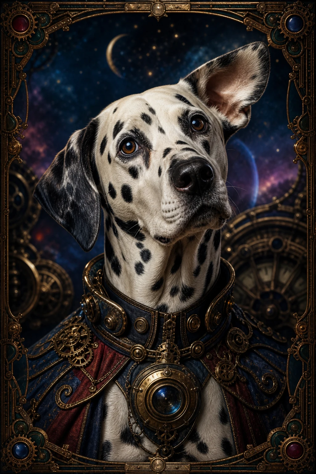 Juno the Dalmatian — Fine Art Photoreal pet portrait