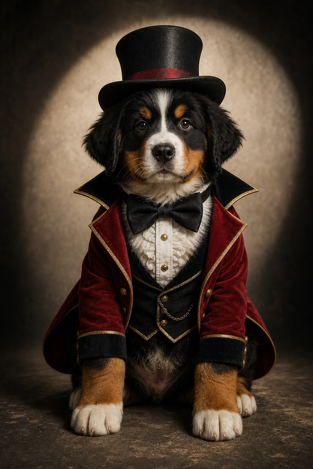 Otto the Bernese Mountain Dog — Fine Art Photoreal pet portrait