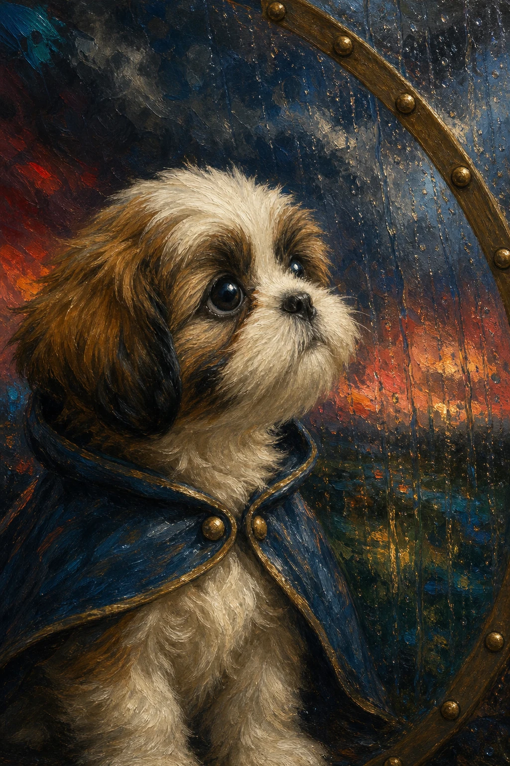 Nori the Shih Tzu — Heidelberg School pet portrait