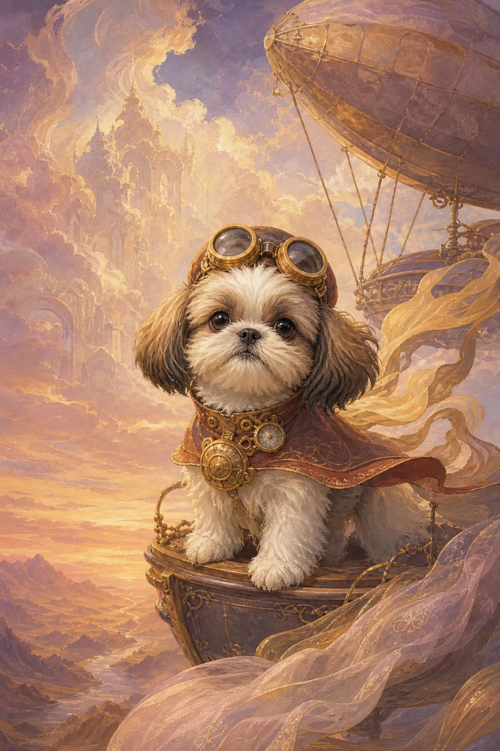Miso the Shih Tzu — Kwan Yin Pup pet portrait