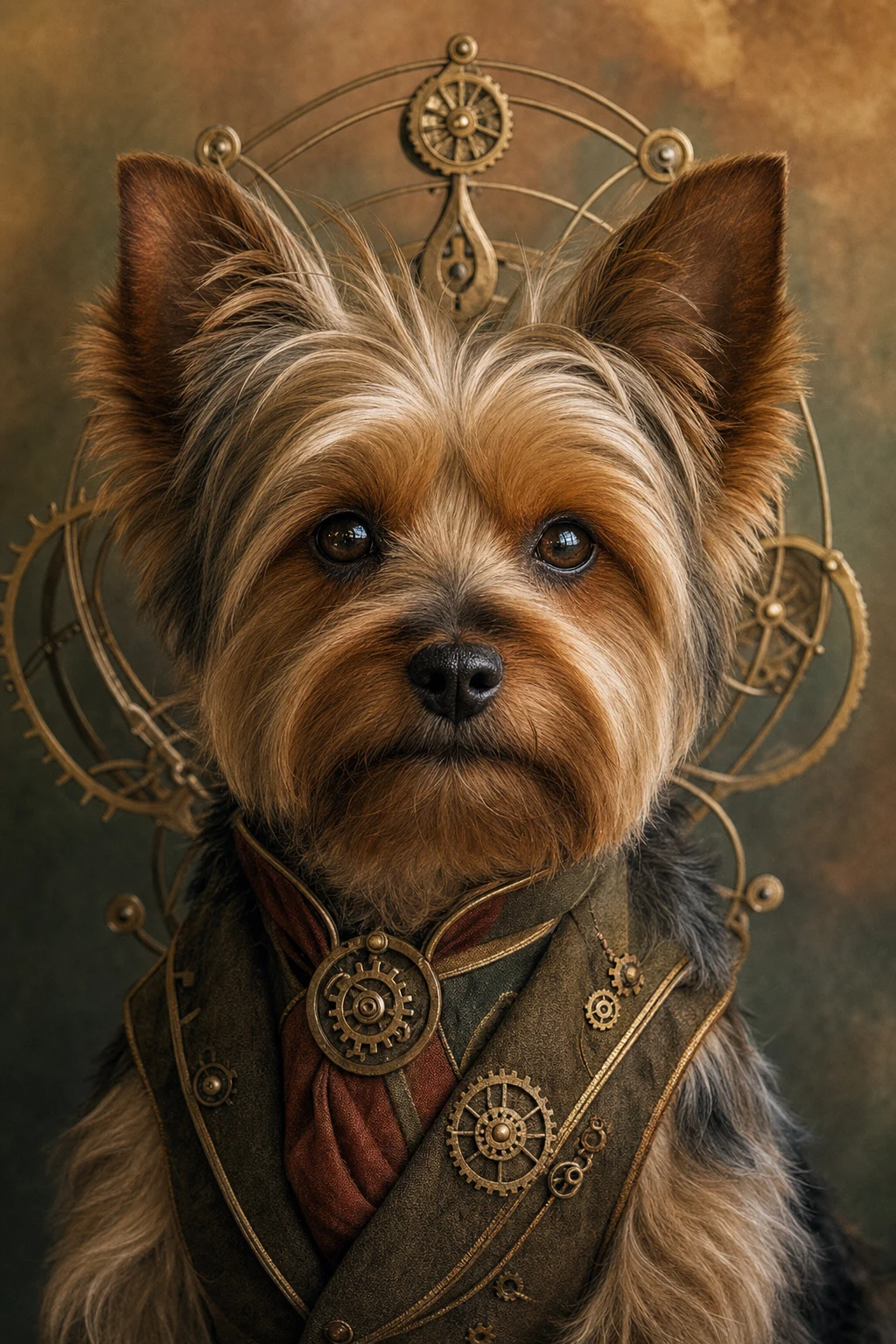 Percy the Yorkshire Terrier — Natural Light Canvas pet portrait