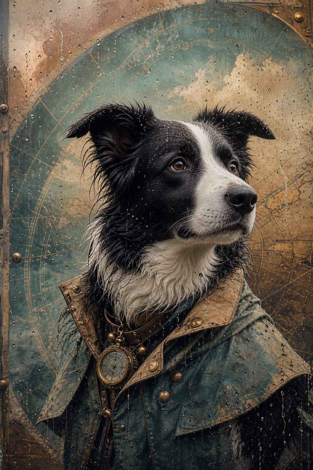 Rowan the Border Collie — Natural Light Canvas pet portrait