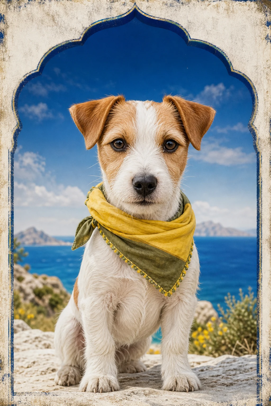 Scout the Jack Russell Terrier — Natural Light Canvas pet portrait