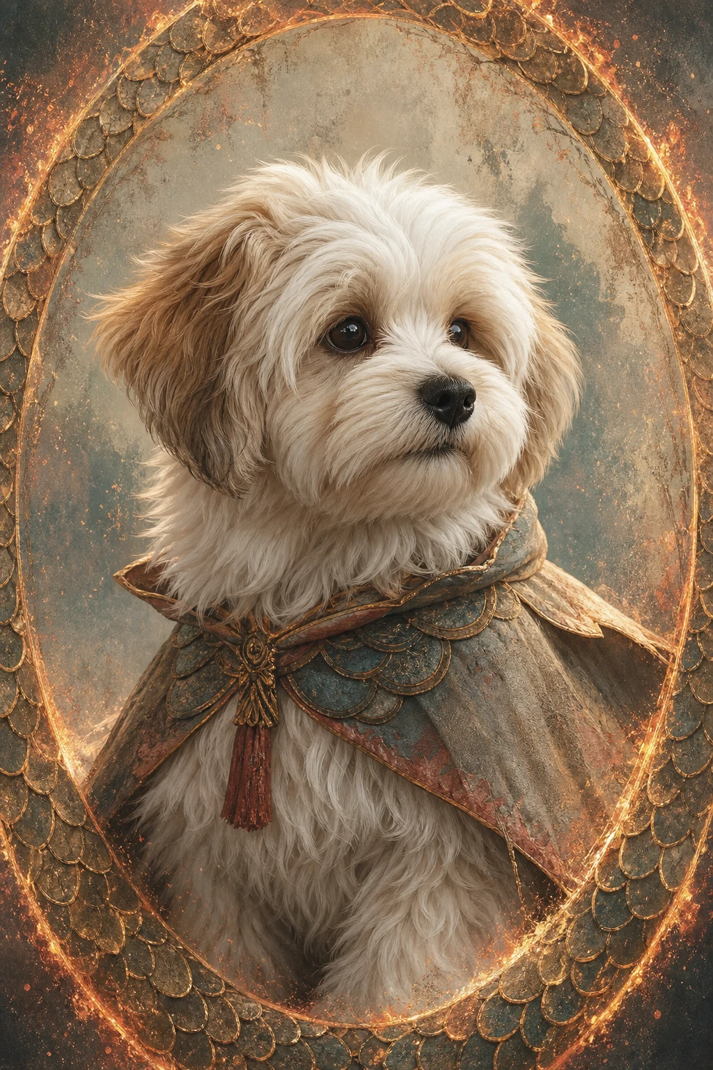 Poppy the Havanese — Natural Light Canvas pet portrait