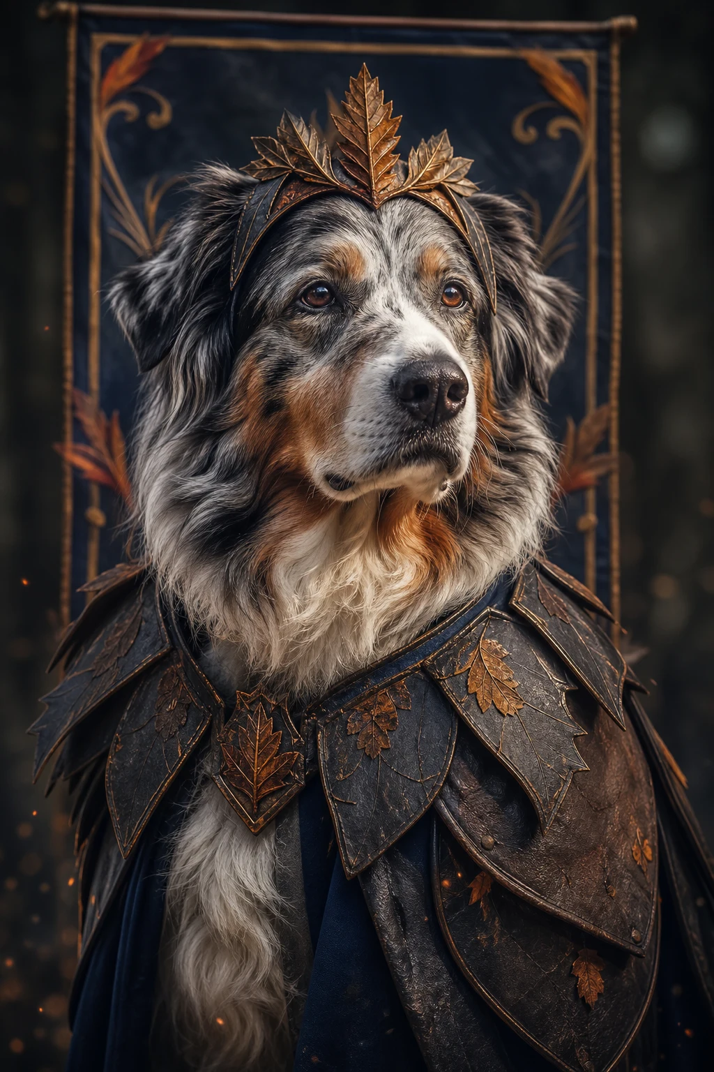 Rowan the Australian Shepherd — Natural Light Canvas pet portrait