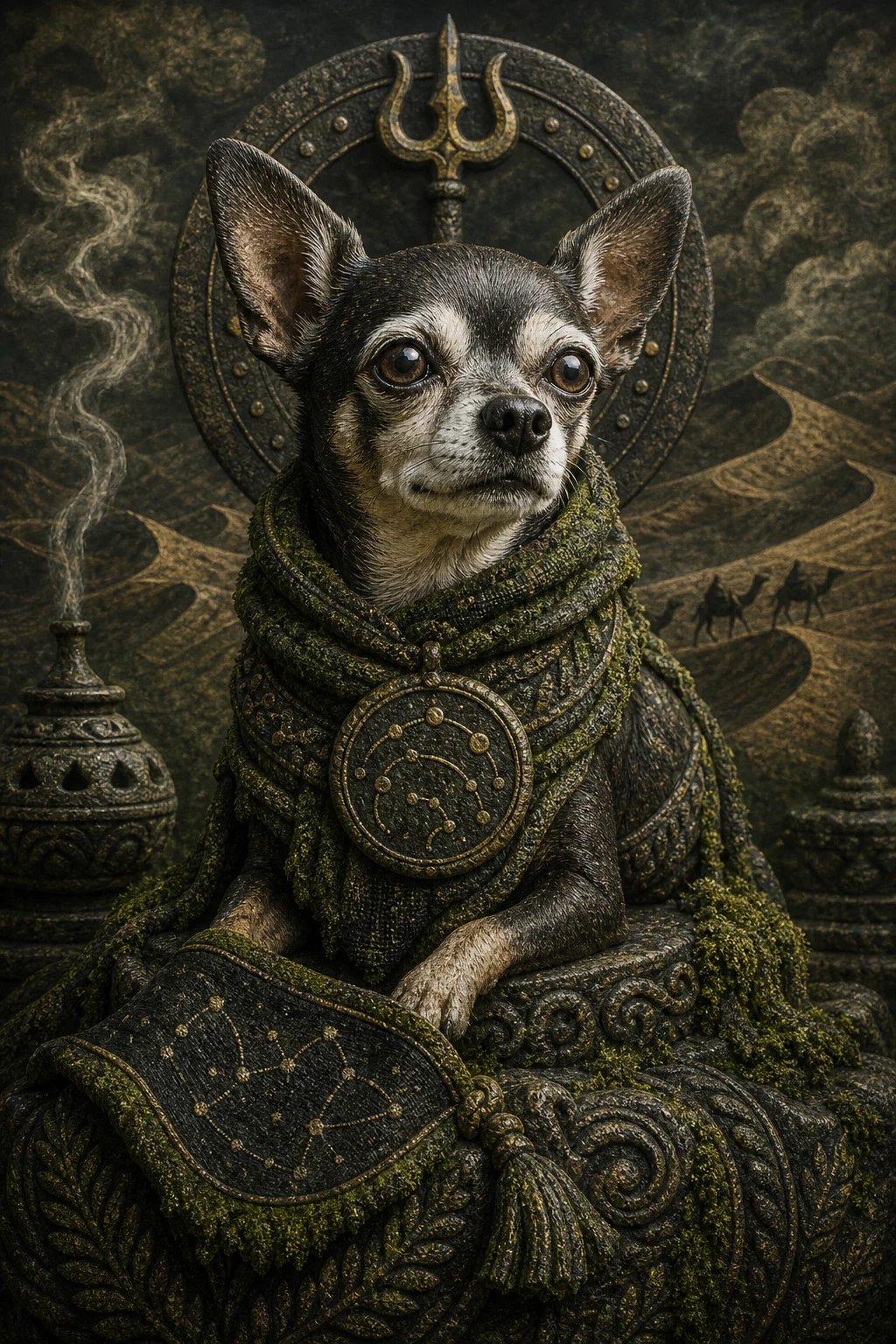 Nico the Chihuahua — Shiva S Nandi Pup pet portrait