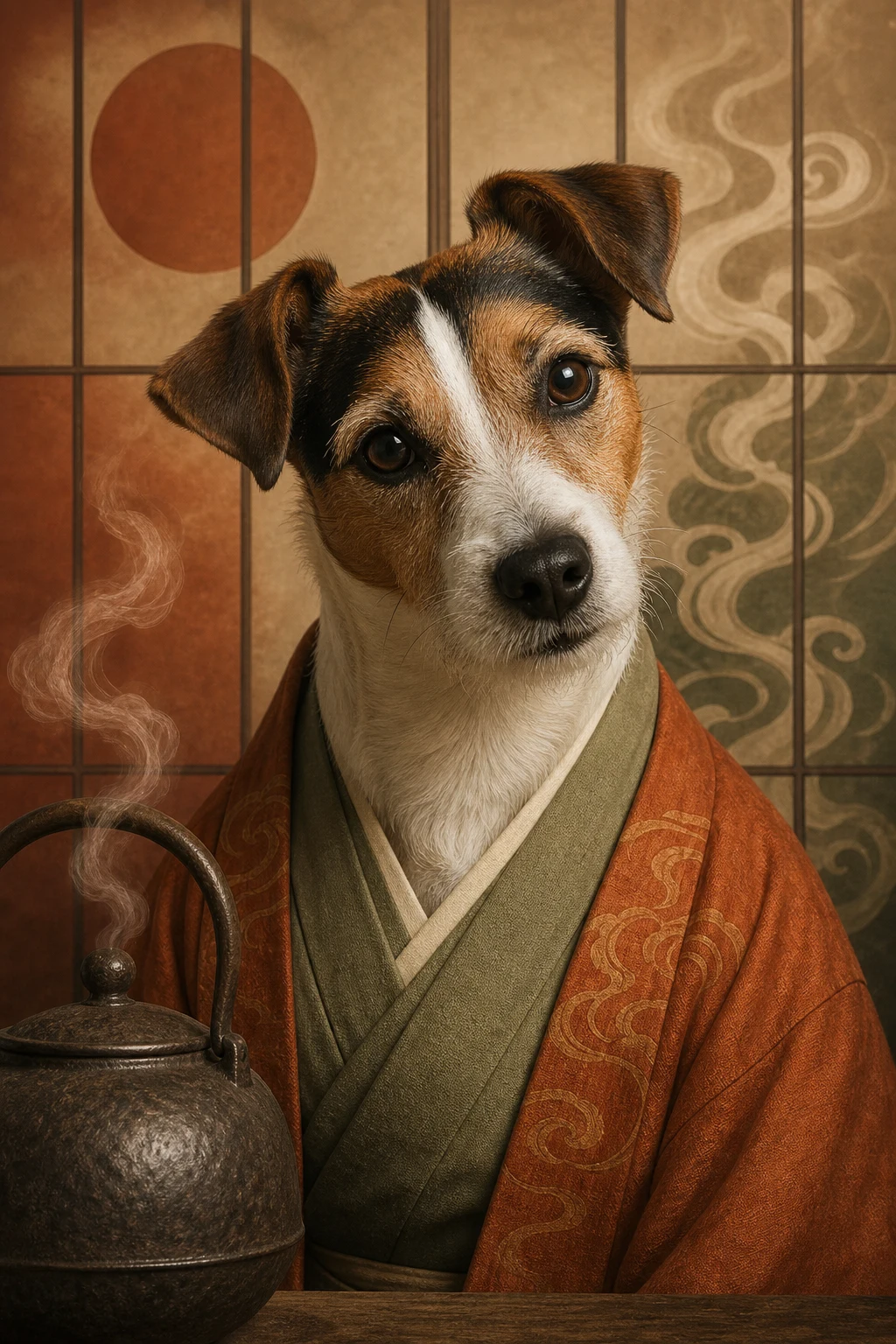 Toby the Jack Russell Terrier — Studio Canvas Realism pet portrait