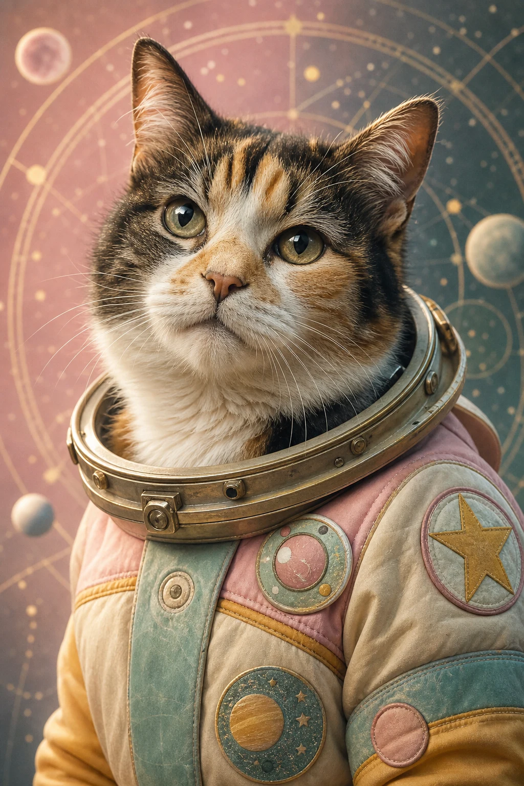 Mabel the Calico Cat — Cinematic Character Realism pet portrait
