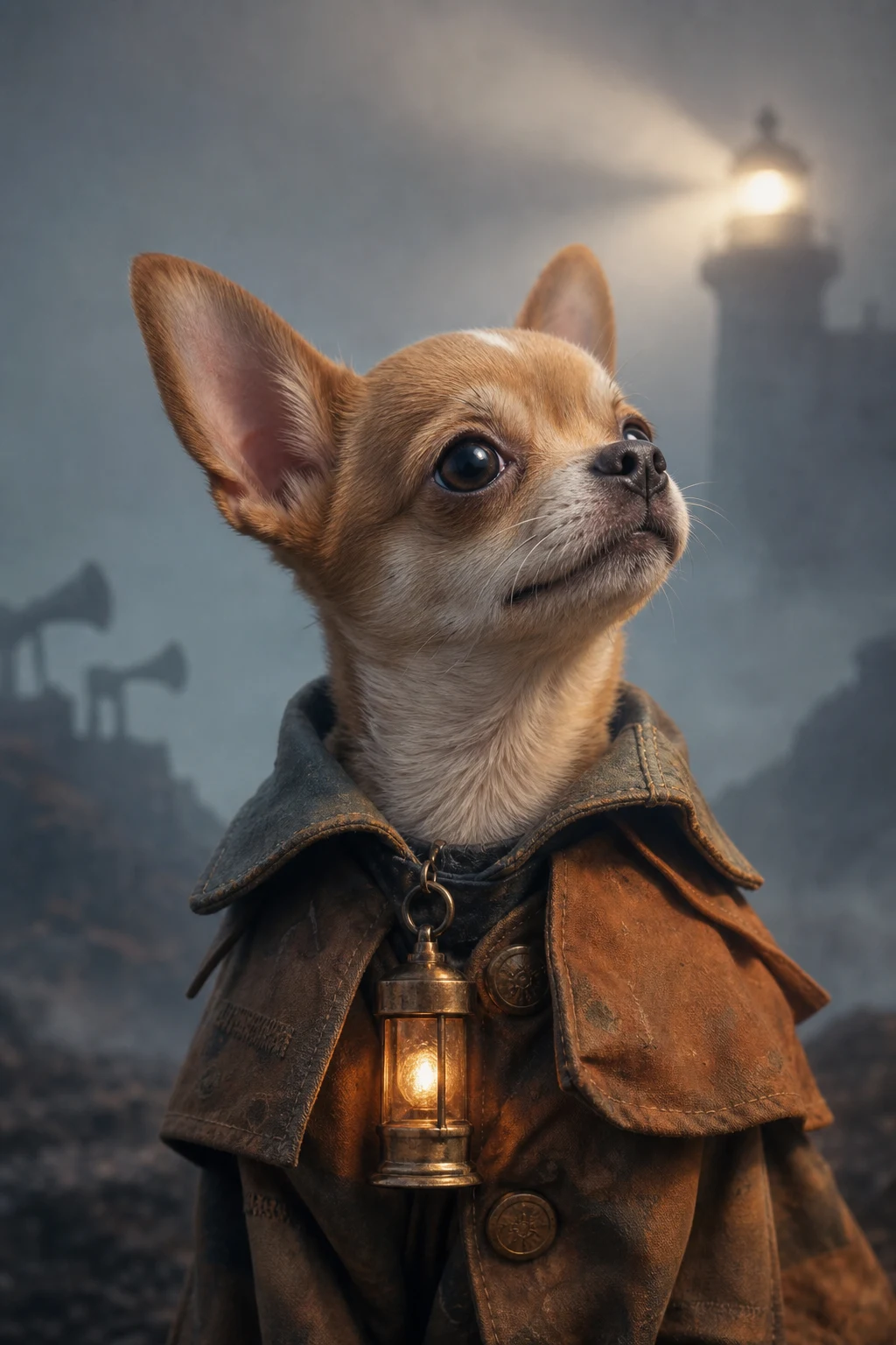 Pico the Chihuahua — Cinematic Character Realism pet portrait